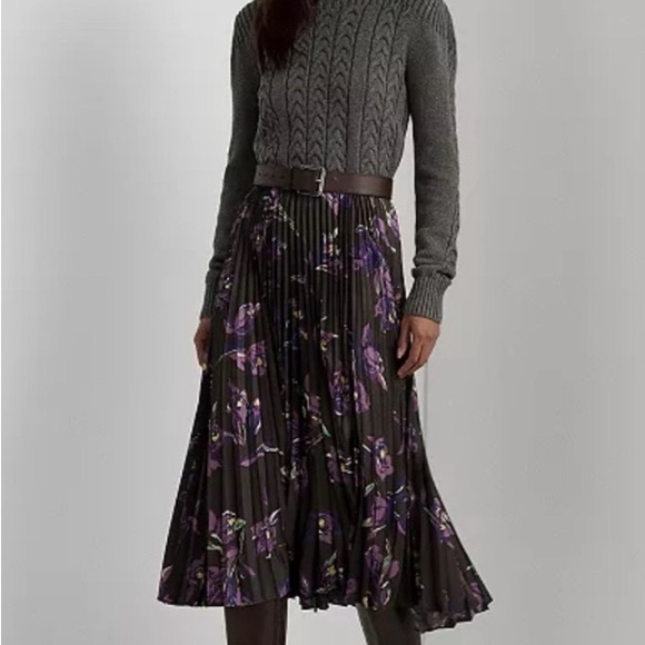 Ralph Lauren Dresses & Skirts - Ralph Lauren pleated floral skirt.  12petite